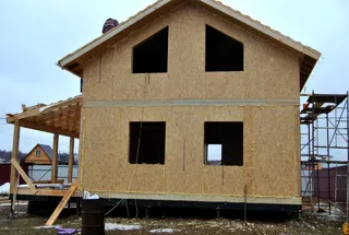 Haus nach Projekt „Sefir“, Siedlung Dubna: Fertiges Haus