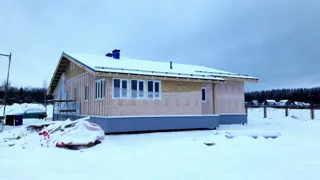 Haus nach individuellem Projekt, Kineshma: Fassadenverkleidung