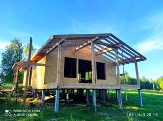 Haus nach individuellem Projekt, KP „Zentralnoe Rasdole“: Dach