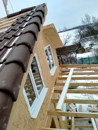 Country house, “Small country house” design, Karacharovo village: roofing