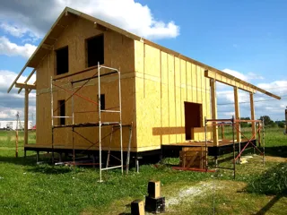 Haus nach Projekt „Radoniza“, Dorf Kalacheva: Fertiges Haus