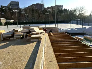 Haus 263 m² nach individuellem Projekt, Nizhniy Novgorod: Fundament und Grundrahmen