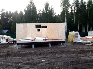 House based on the “Dilizhans” design, Moscow Region: wall assembly
