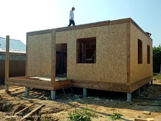 Haus 114,6 m² nach Projekt „Musa“, Kostroma: Wände des Erdgeschosses