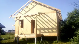 Haus mit 70 m² nach dem Projekt „Finnisch 70“, Siedlung Kolobovo