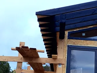 Haus nach individuellem Entwurf, Dorf Protive: Dach
