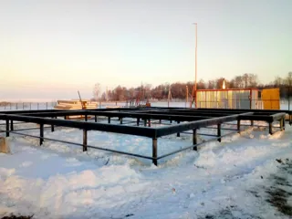 Haus nach individuellem Projekt, Dorf Ivanovskoe: Fundament und Grundrahmen