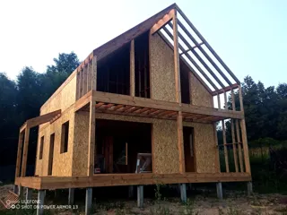 Haus nach individuellem Entwurf, Gebiet Kostroma: Dach