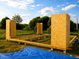 Garage nach individuellem Projekt, Gebiet Moskau: Wandmontage