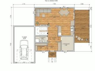 Haus nach Projekt „Platon“, Nizhniy Novgorod: Projektgrundriss