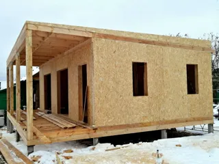 Haus nach Projekt „Mistika - S2.8“, Siedlung Nekrasovskoe: Wandmontage
