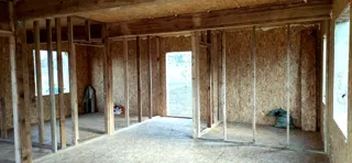 Haus 76 m² nach individuellem Projekt, Dorf Shirokovo: Trennwände