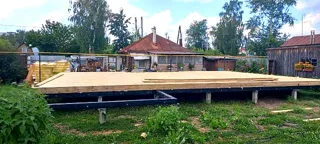 Haus 112,5 m² nach individuellem Projekt, Ivanovo: SIP-Boden auf Höhe 0