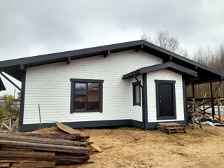 Haus 228 m² nach individuellem Projekt, Dorf Lunevo: Fertiges Haus