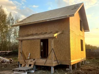 Haus nach Projekt „Awdeewo“, Dorf Pokrov: Dach