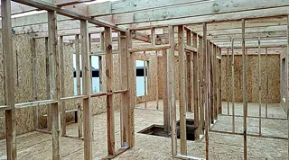 Haus nach individuellem Projekt, Dorf Yudino: Trennwände