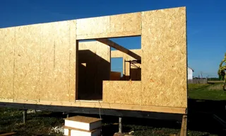 Haus nach Projekt „Radoniza“, Dorf Kalacheva: Wandmontage