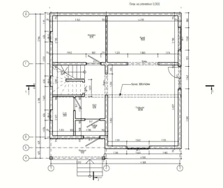 Özel projeli ev, Ivanovo: proje planı
