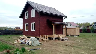 Haus nach Projekt „Awdeewo“, Dorf Pokrov: Fertiges Haus