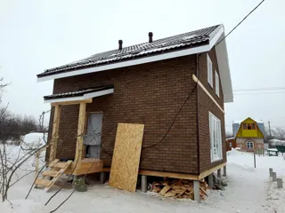 Haus nach Projekt „Awdeewo“, Dorf Minskoe: Fertiges Haus