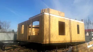 Haus nach Projekt „Orléans“, Gebiet Moskau: Wandmontage