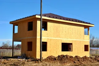 Haus nach Projekt „Sews“, Dorf Koltsovo: Fertiges Haus