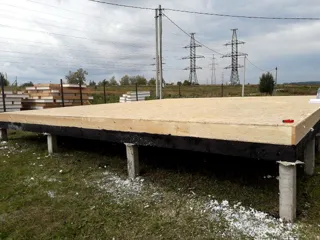 “Slavyanka mini” projesine göre ev, Vladimir: 0 kotunda SIP panel zemin
