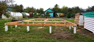 Haus nach individuellem Projekt, Gebiet Wladimir: Fundament und Grundrahmen