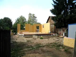 Haus nach individuellem Entwurf, Gebiet Moskau: Wandmontage
