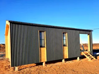 Haus 54 m² nach individuellem Projekt, Dorf Leonovo: Fertiges Haus