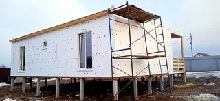 Haus nach Projekt „Mistika - K2.8“, Strunino: Fassadenverkleidung
