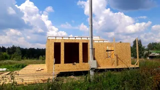 Haus nach individuellem Entwurf, Dorf Fedosovo: Wandmontage