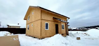 Haus 140 m², Projekt „Jessentuki 8x9“, Dorf Afanasovo: fertiges Haus