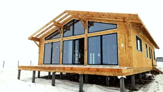 130 m² house built to a custom design, Ovchukhi village: completed house