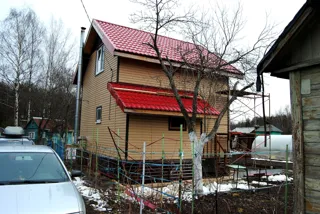 Haus nach Projekt „Alina“: Fassadenverkleidung