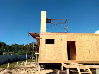 Özel projeli ev, Nijniy Novgorod bölgesi: duvar montajı