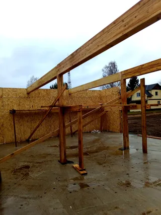 Garage 2 m² nach individuellem Entwurf, Region Twer: Wandmontage