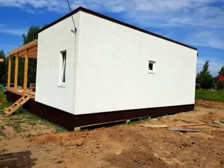 Haus nach Projekt „Mistika - E2.8“, Dorf Novoe: Fertiges Haus
