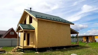 Haus nach Projekt „Bris“, Cottage-Siedlung „Schaworonki“: fertiges Gebäude