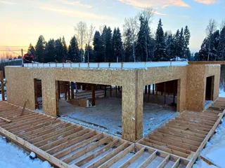 Haus 211 m² nach individuellem Projekt, Dorf Kulikovo: Wandmontage