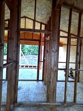 Haus 65,4 m² nach individuellem Projekt, Dorf Striznevo: Trennwände