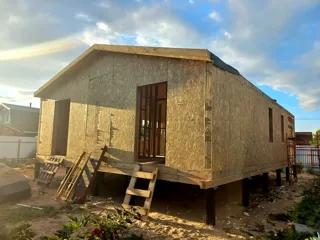 Haus 100 m², Projekt „Barnhouse 76.1“, Gebiet Moskau: Wandmontage