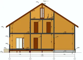 Haus nach individuellem Entwurf, Dorf Ivanovskoe: Projektvisualisierung