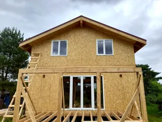 Haus 131,64 m², Projekt „Jessentuki 7.5x7.5“, SNT „Struja-1“: fertiges Haus