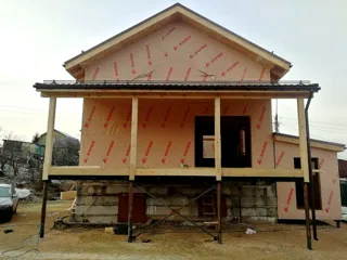 Haus nach individuellem Entwurf, Gartengemeinschaft SNT „Lasarewo“: fertiges Gebäude