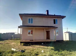 Custom-design house, Zhukovo village: finished building