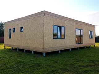 Haus nach Projekt „HiTech 91“, Dorf Zabore: Dach