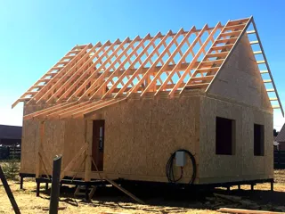 House based on the “Votchina” design, Gubachevo village: completed house