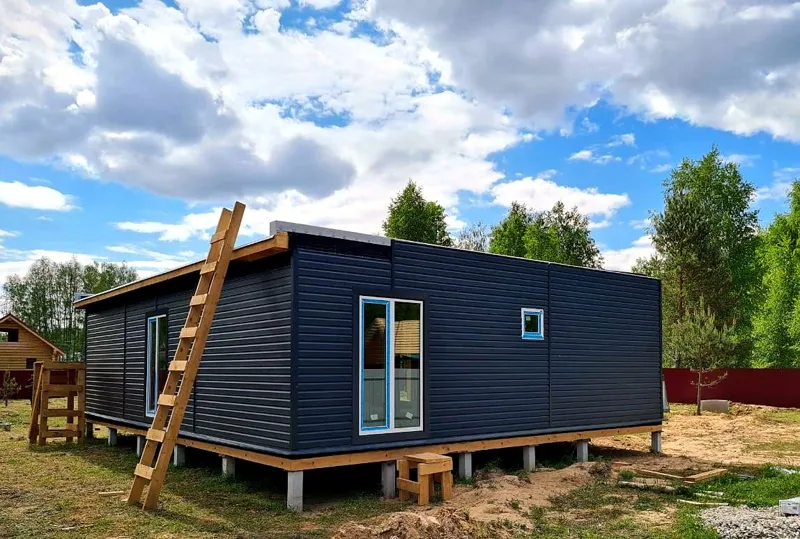 Haus nach Projekt „Mistika E (gespiegelt)“, Dorf Vasilevo