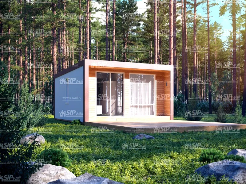 House based on the “N4O-36” design, Arkhyz village